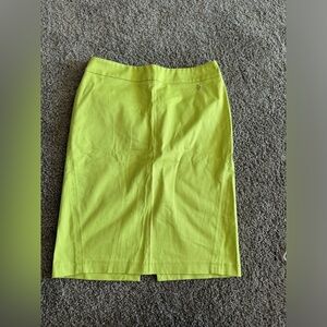 Lime green Versace skirt